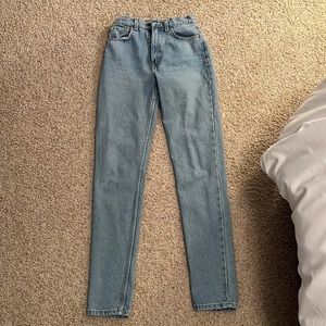 american apparel high waisted jeans